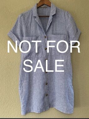 Not for sale Everlane linen shirt dress